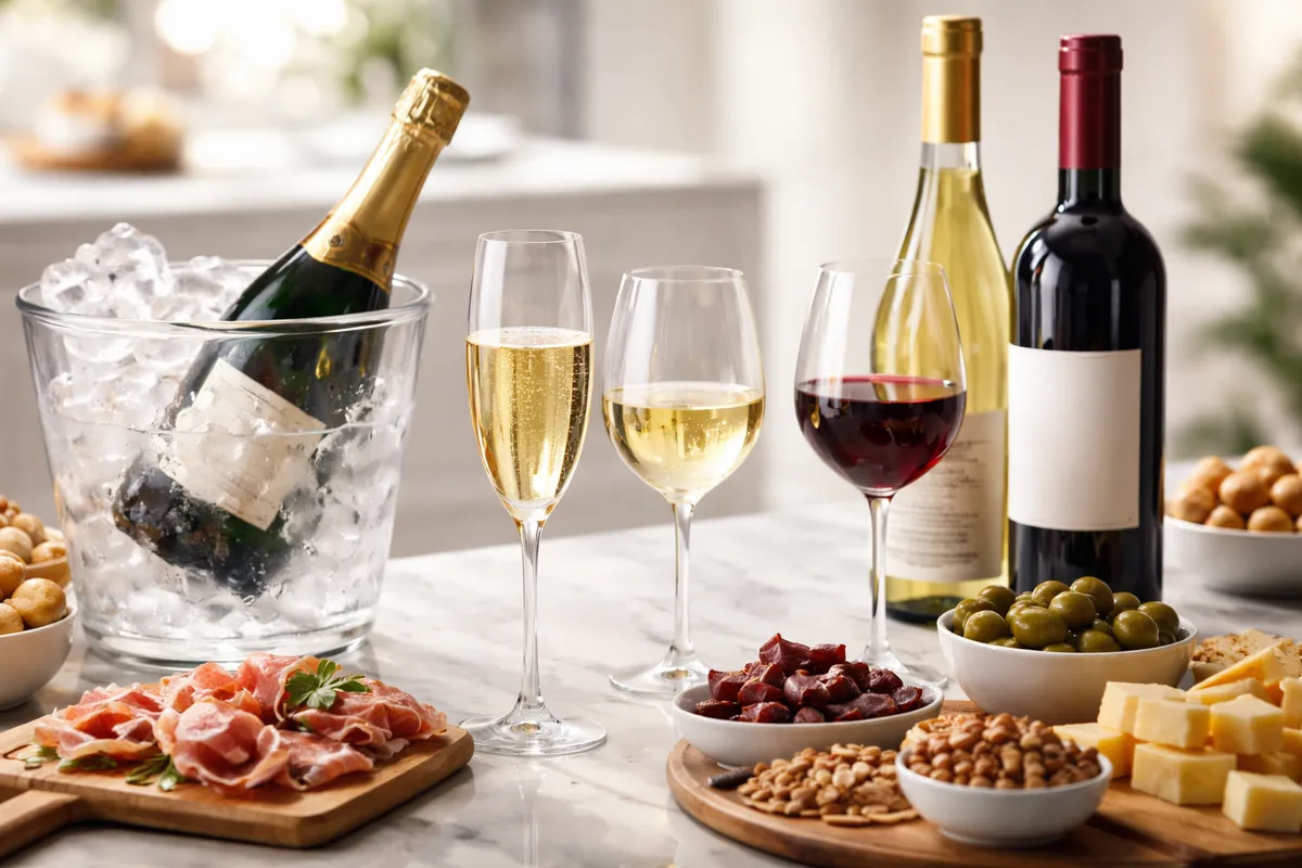 Comment choisir les quantités de vin et champagne pour un apéritif élégant