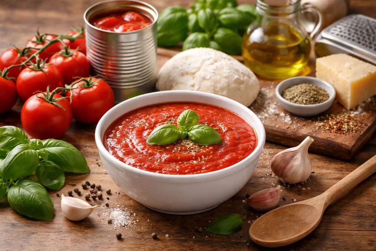 Comment réussir la sauce pour une pizza maison à l'italienne