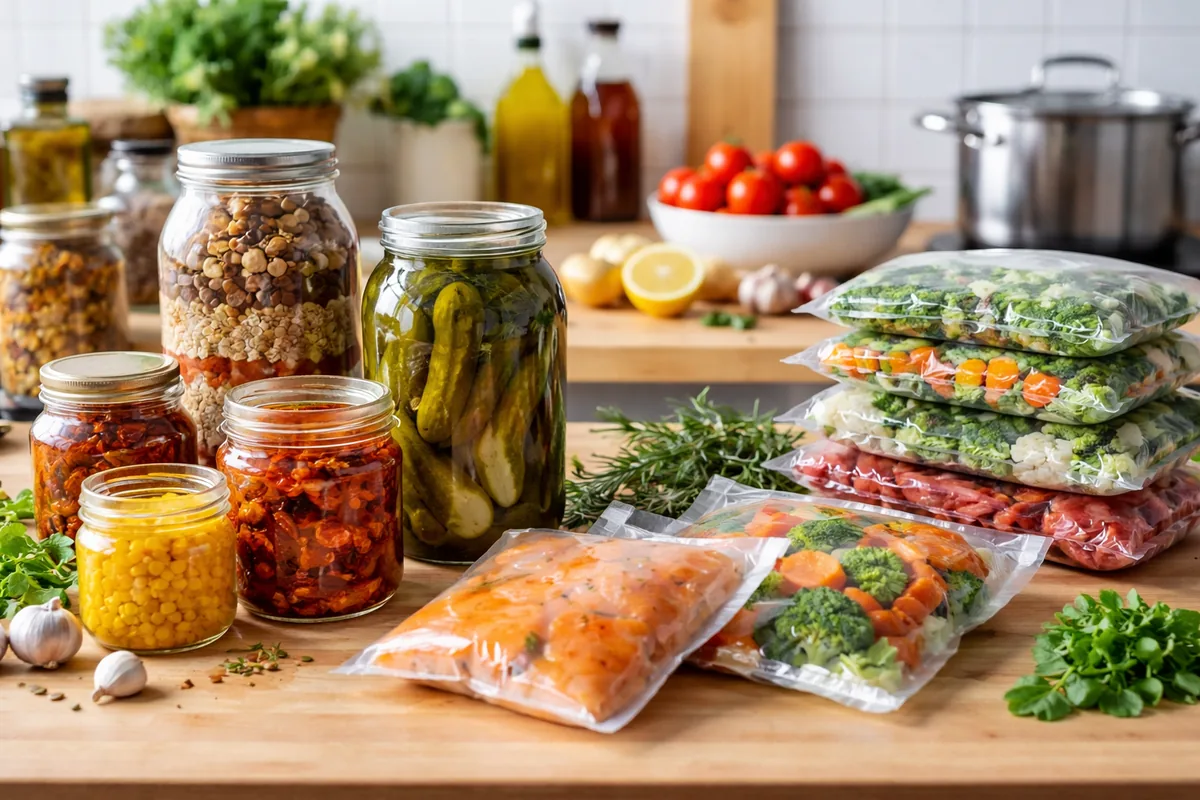 Les techniques de conservation des aliments en cuisine