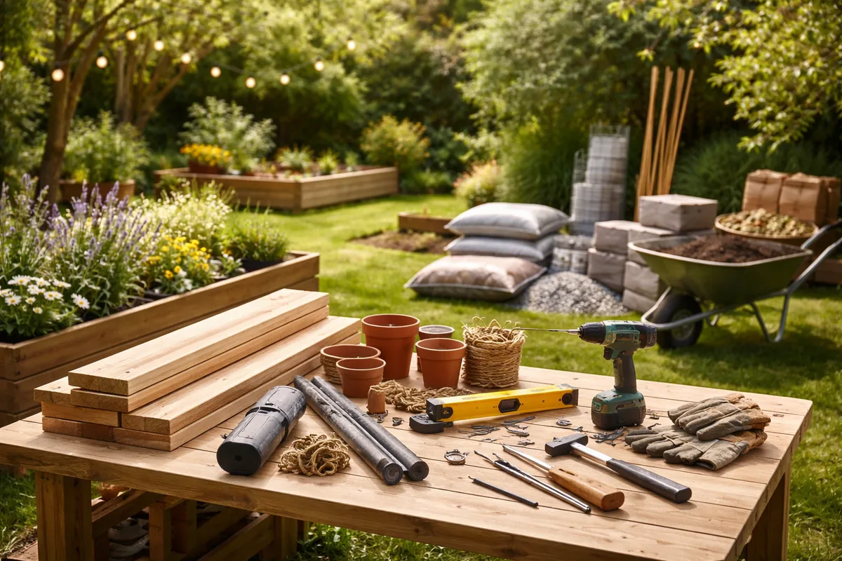 Comment choisir les bons matériaux pour des travaux de bricolage dans son jardin